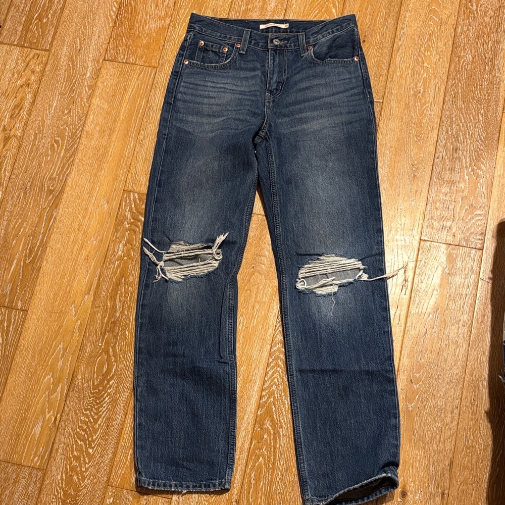 Levi's Dark Blue Women's low pro  Jeans